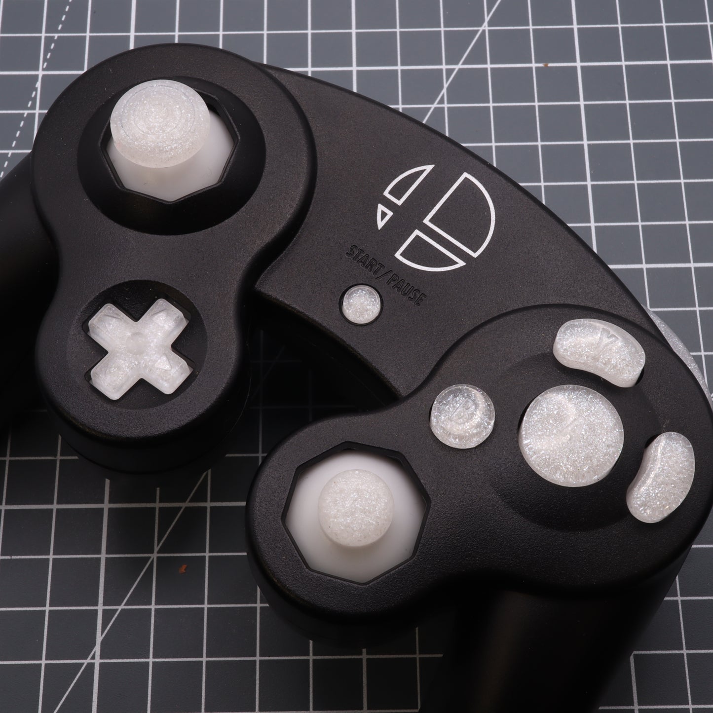 GameCube - Custom Button - Pearl White