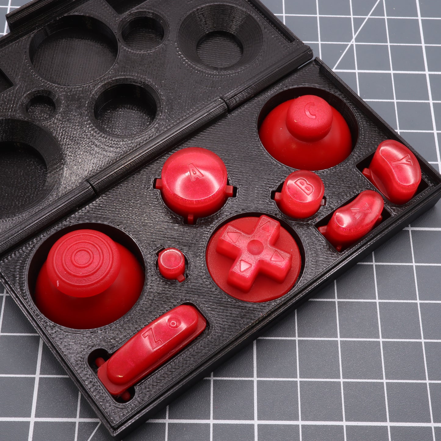 GameCube - Custom Button - Strawberry Candy
