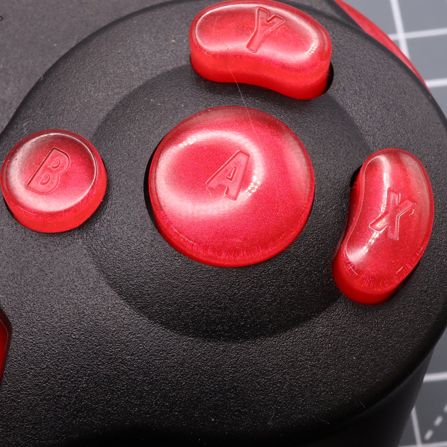 GameCube - Custom Button - Strawberry Candy