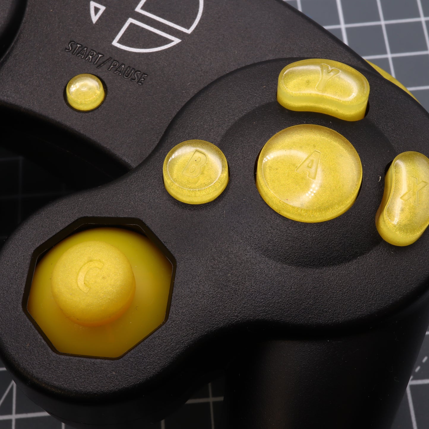 GameCube - Custom Button - Lemon Candy