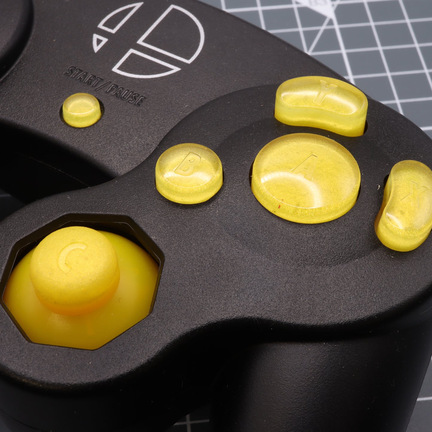 GameCube - Custom Button - Lemon Candy