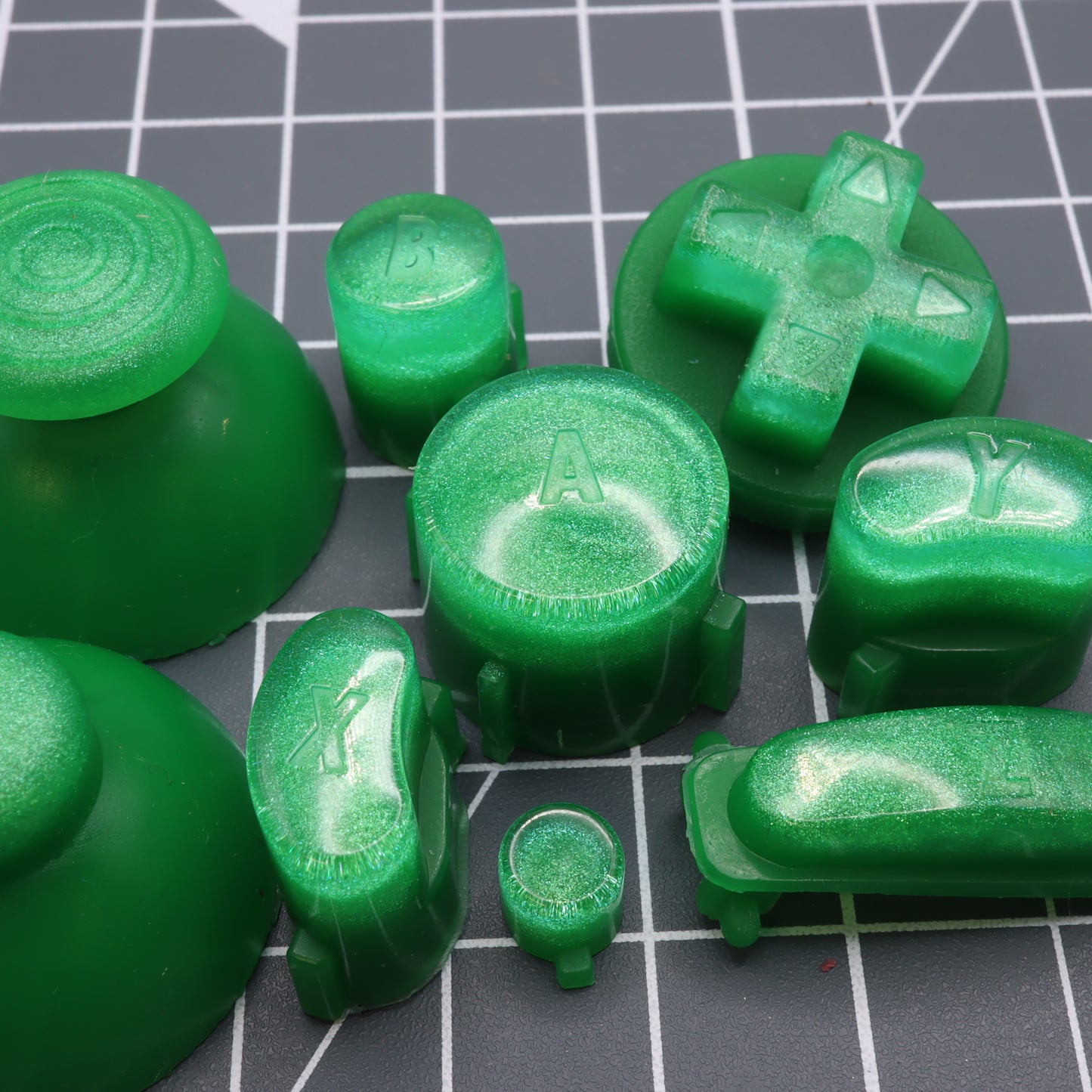 GameCube - Custom Button -Lime Candy