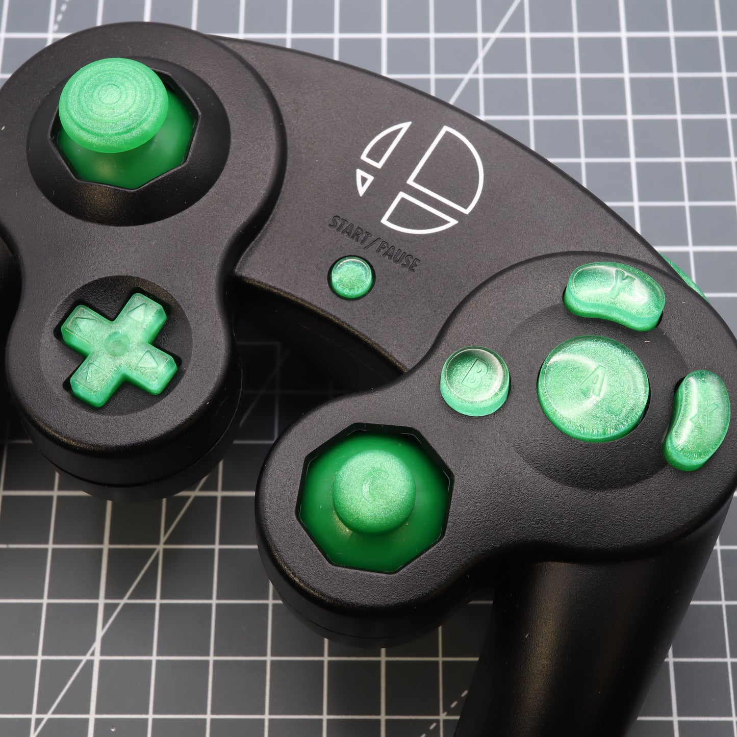 GameCube - Custom Button -Lime Candy