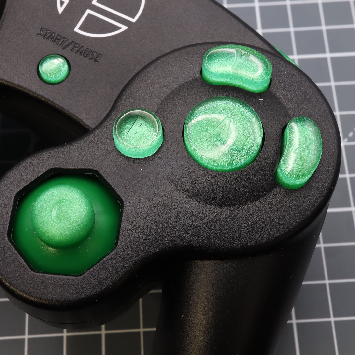 GameCube - Custom Button -Lime Candy