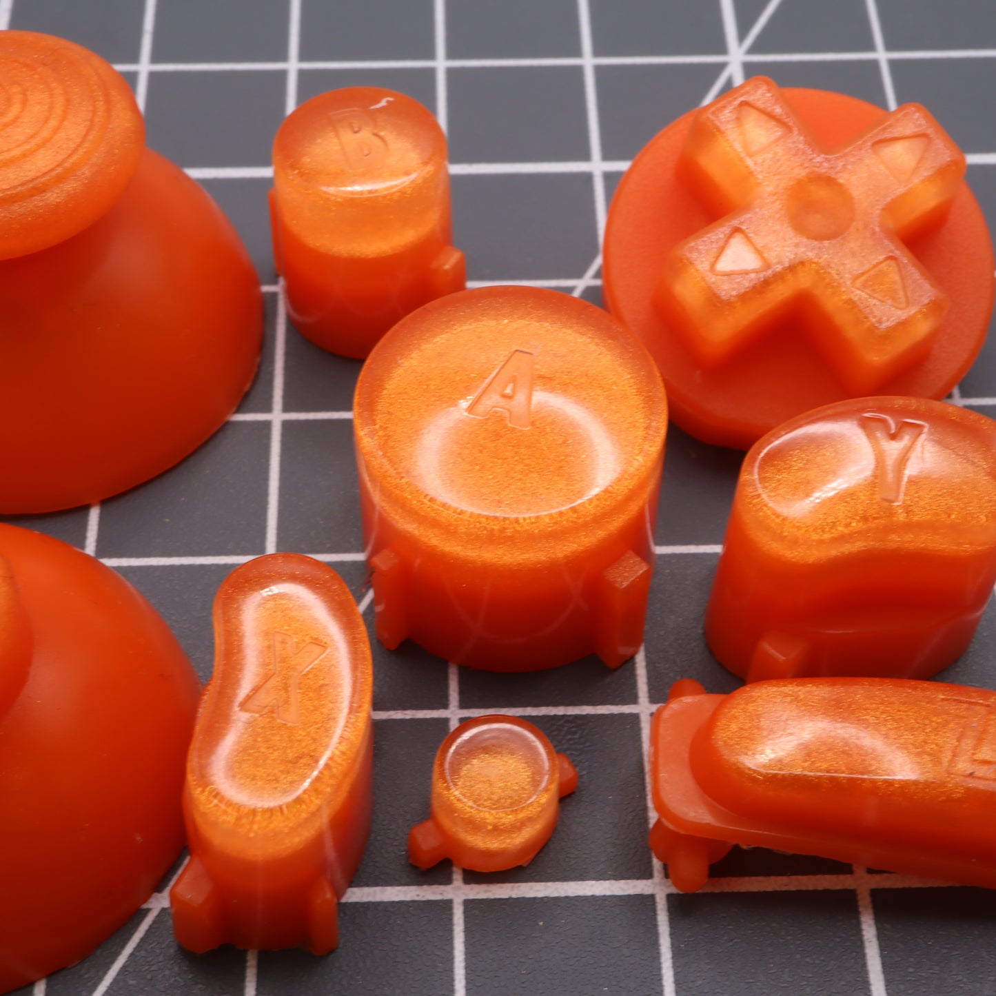 GameCube - Custom Button - Orange Candy