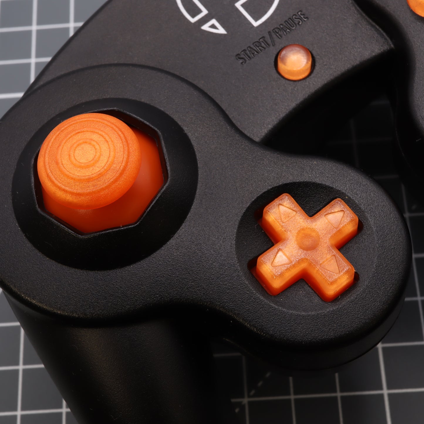 GameCube - Custom Button - Orange Candy