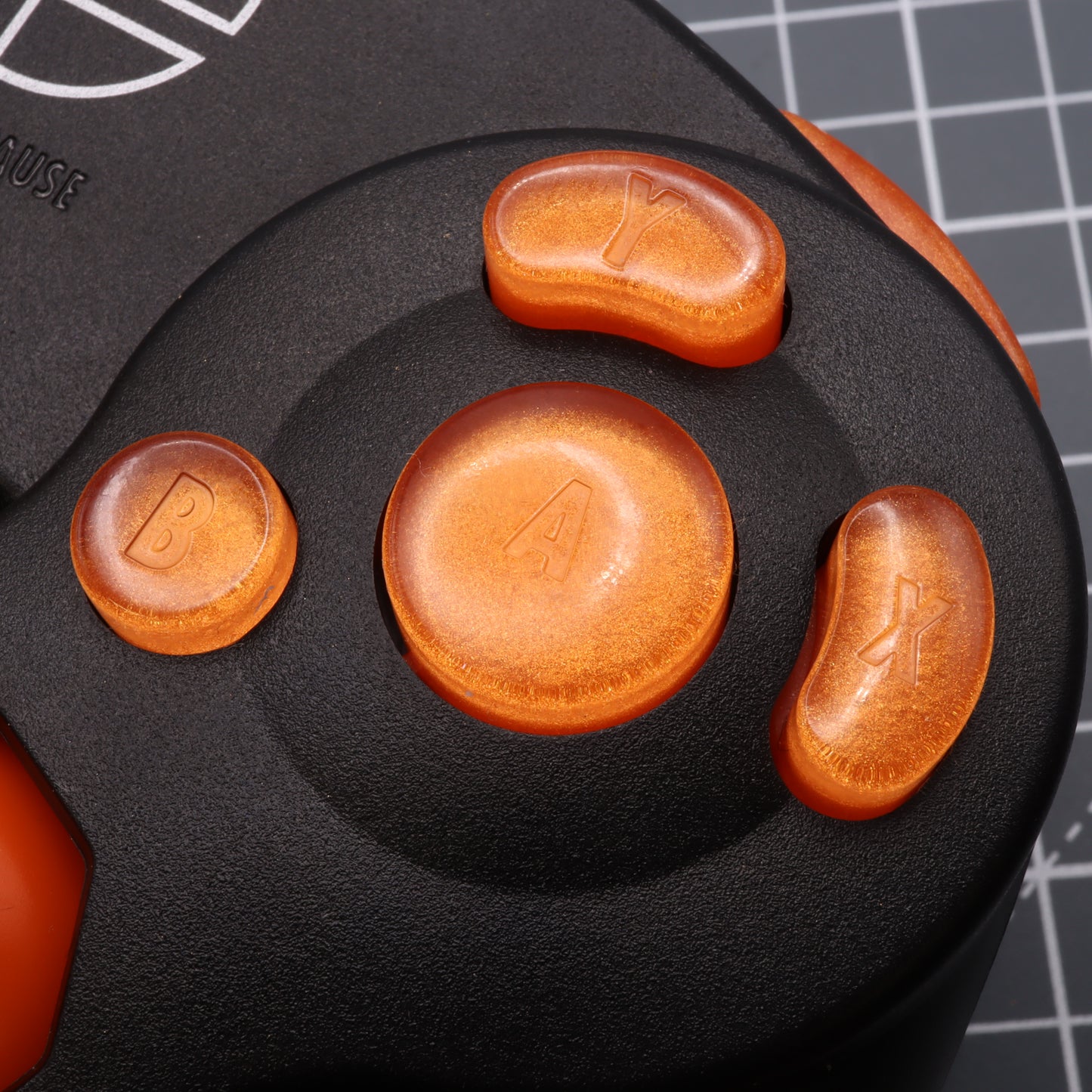 GameCube - Custom Button - Orange Candy
