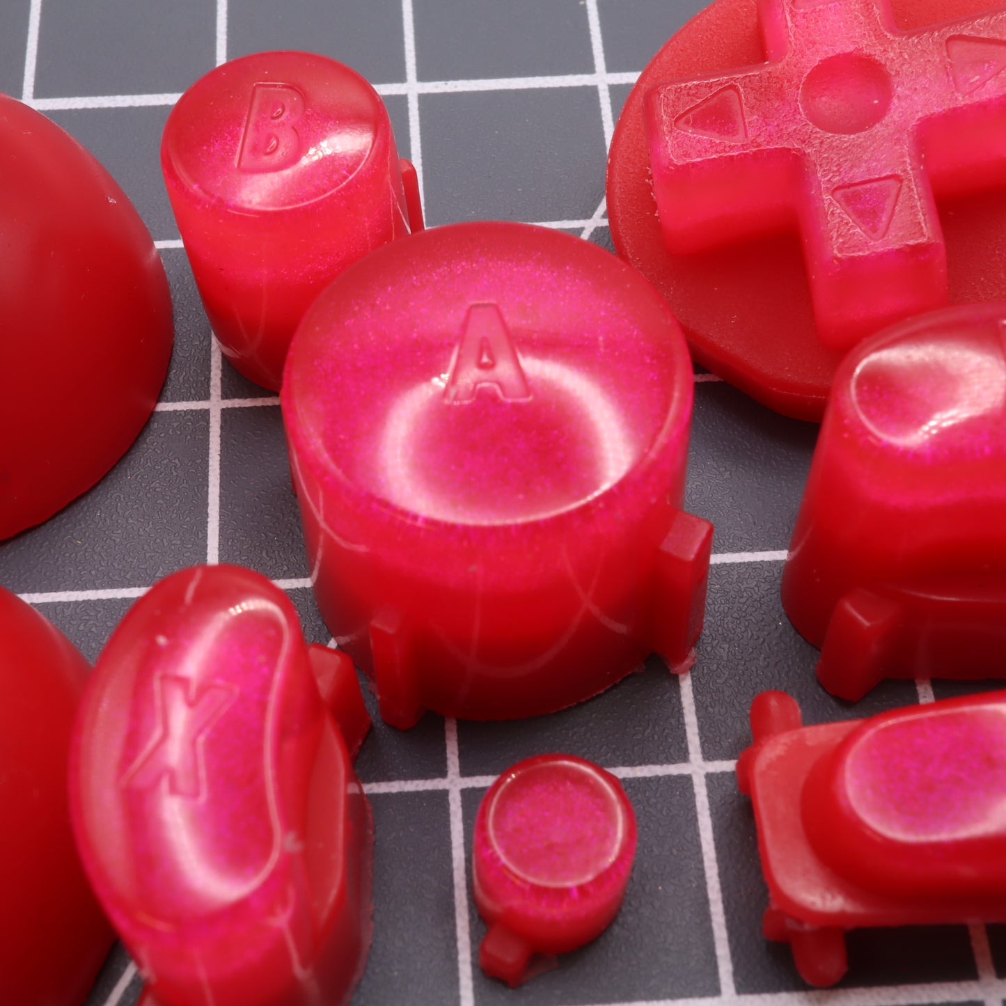 GameCube - Custom Button - Raspberry Candy