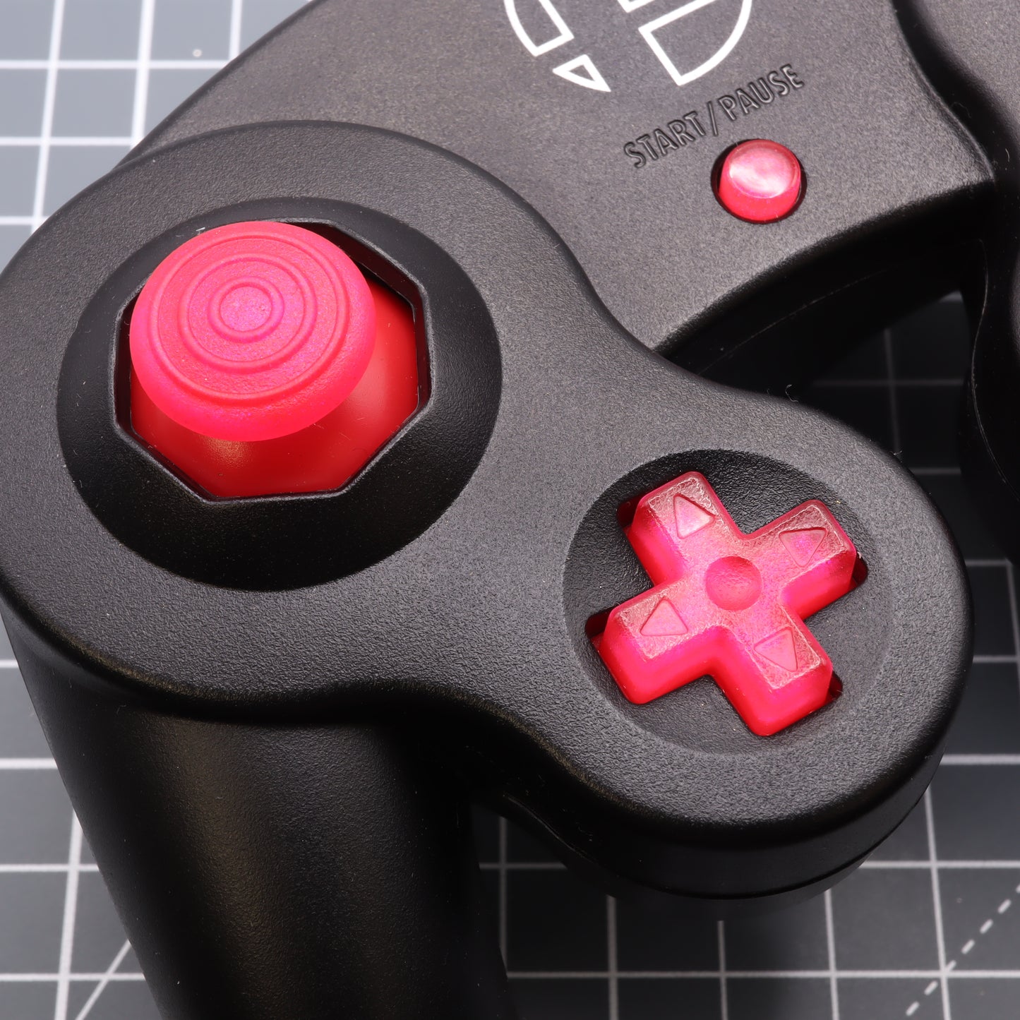 GameCube - Custom Button - Raspberry Candy