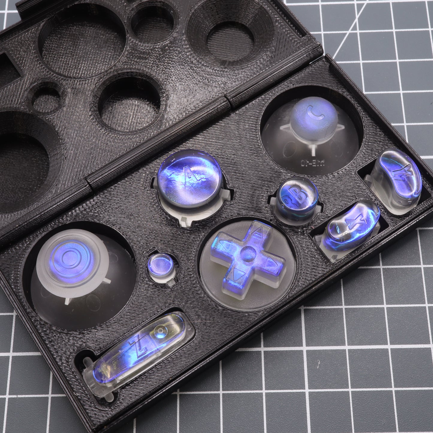GameCube - Custom Button - Midnight Opal