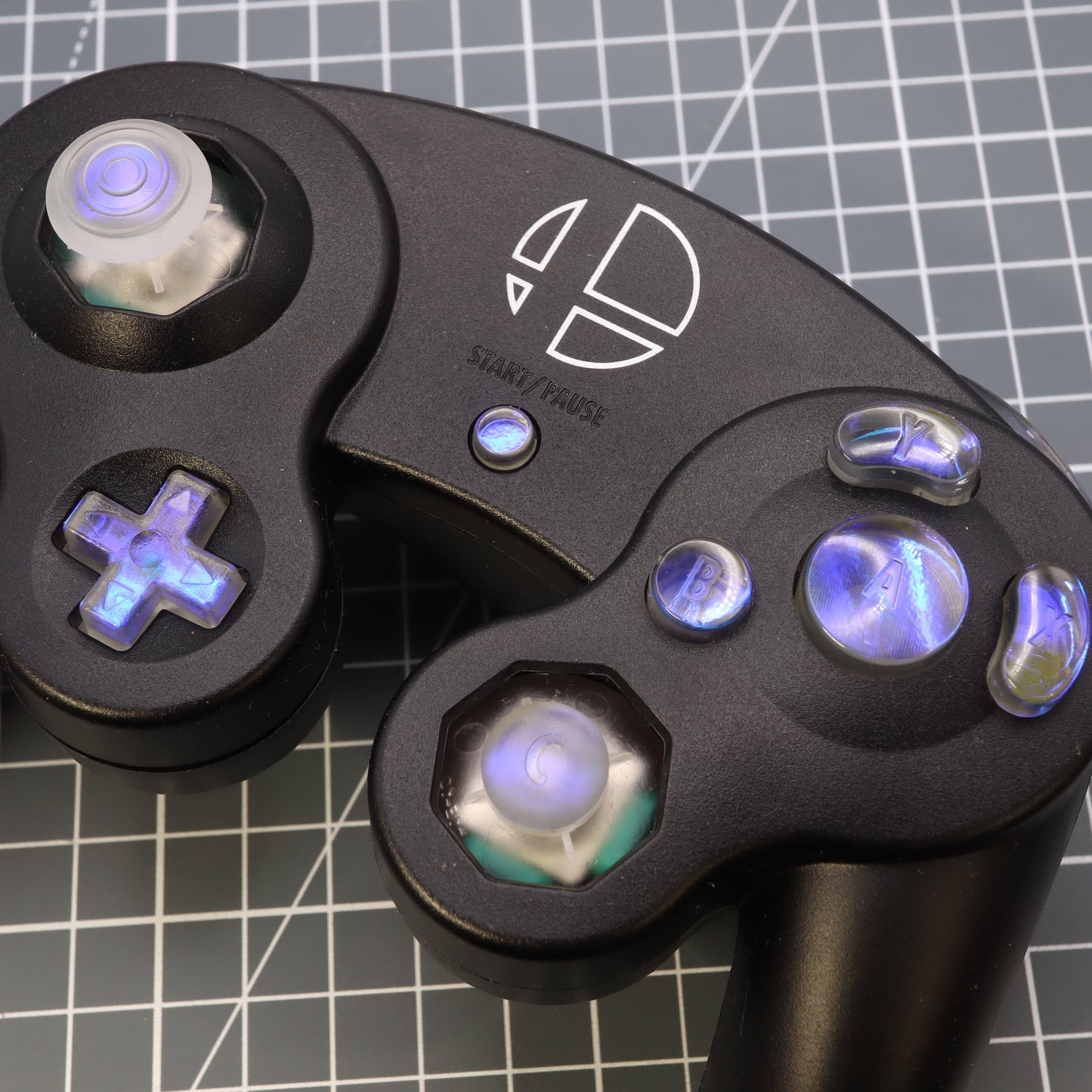GameCube - Custom Button - Midnight Opal
