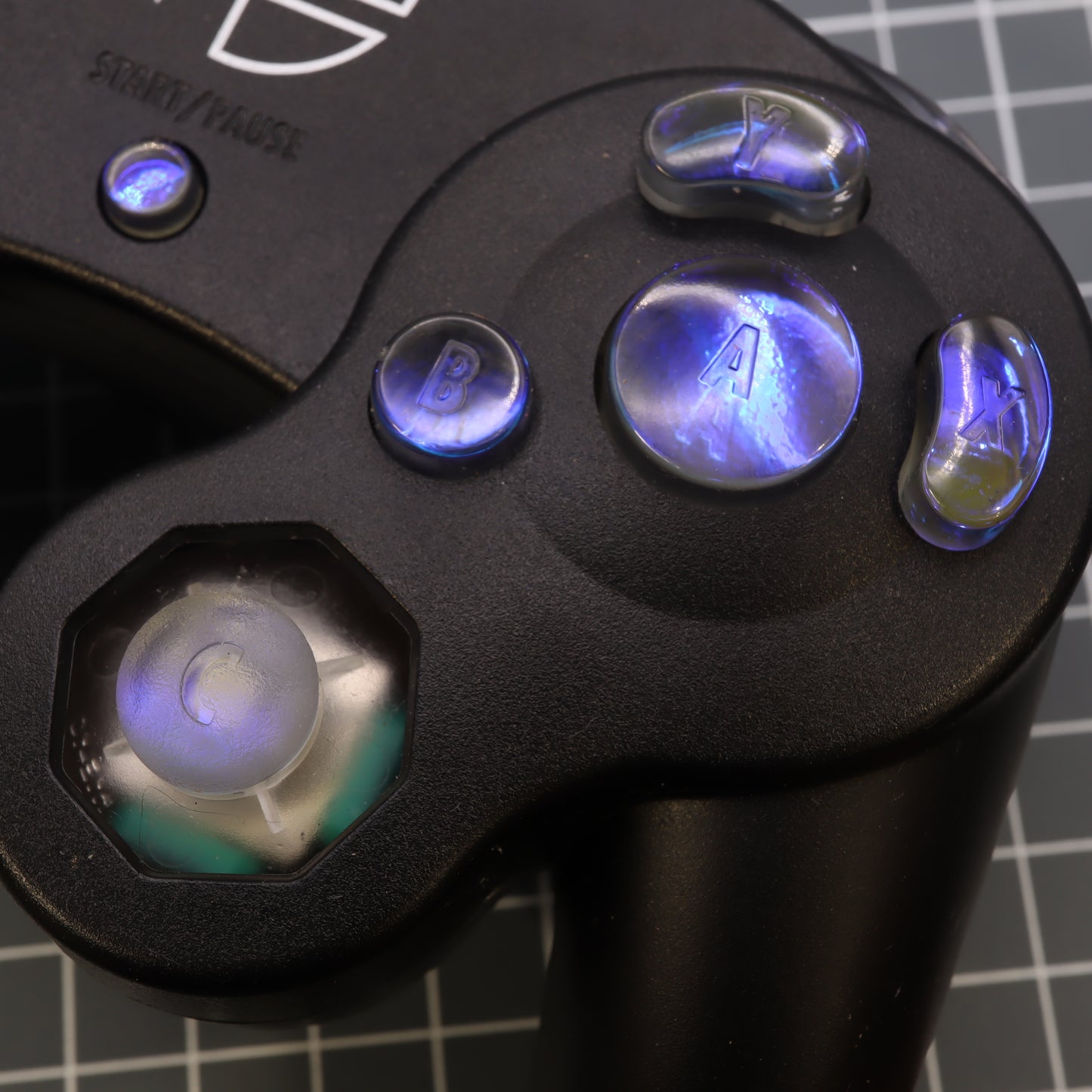 GameCube - Custom Button - Midnight Opal