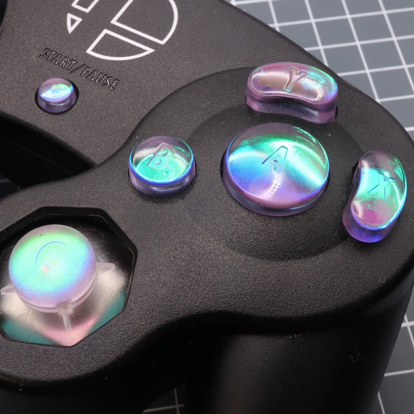 GameCube - Custom Button - Cool Opal