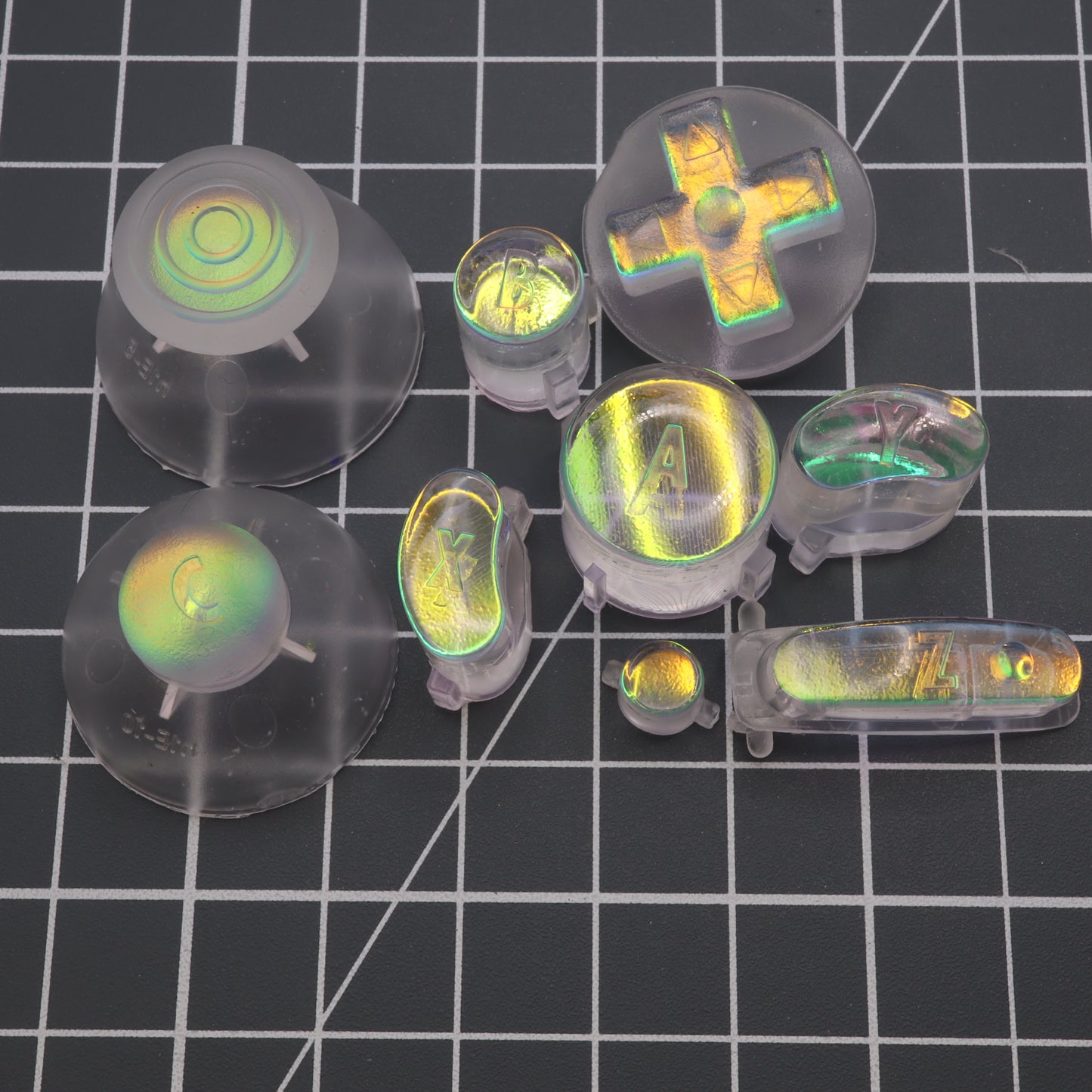 GameCube - Custom Button - Sunset Opal