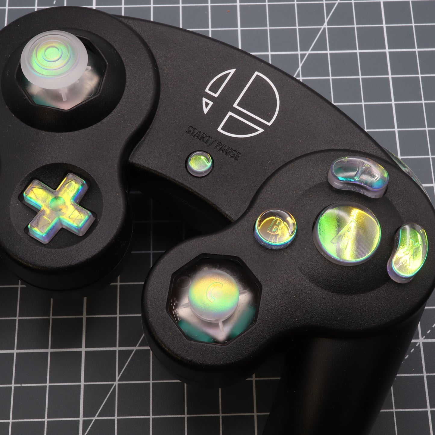 GameCube - Custom Button - Sunset Opal