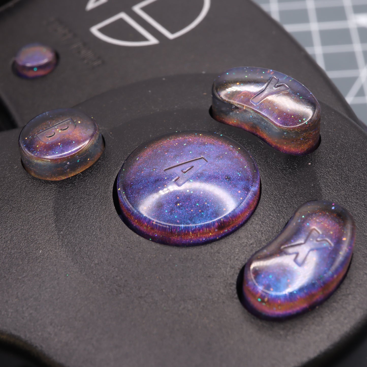 GameCube - Custom Button - Cosmic Blue