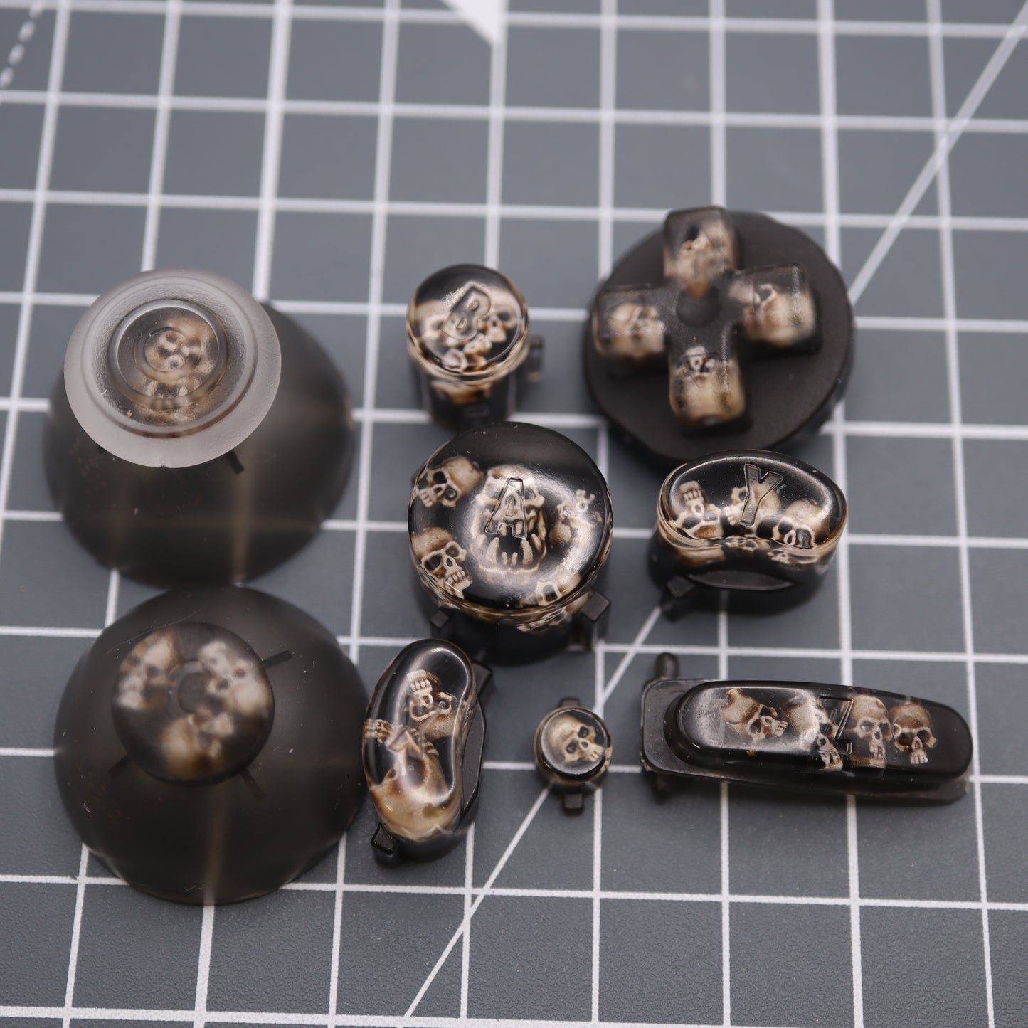 GameCube - Custom Button - Skulls