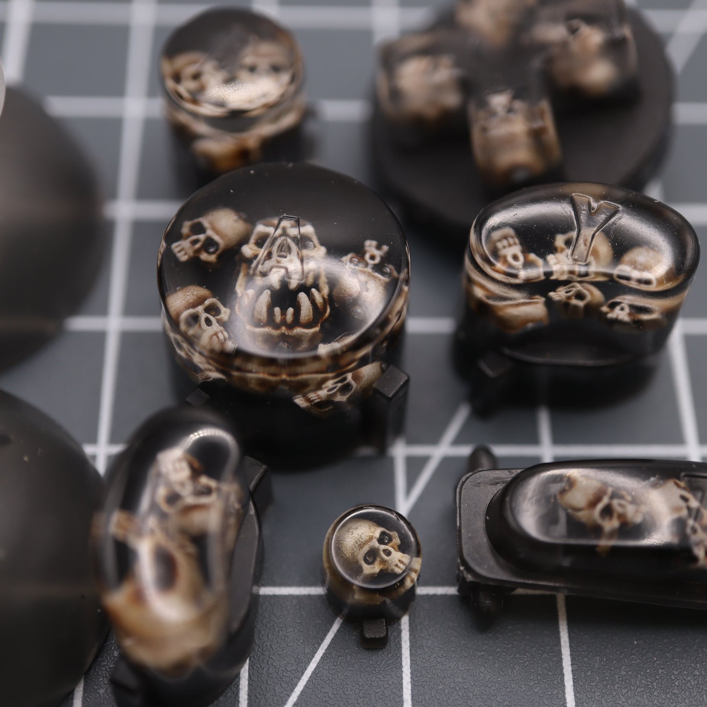 GameCube - Custom Button - Skulls
