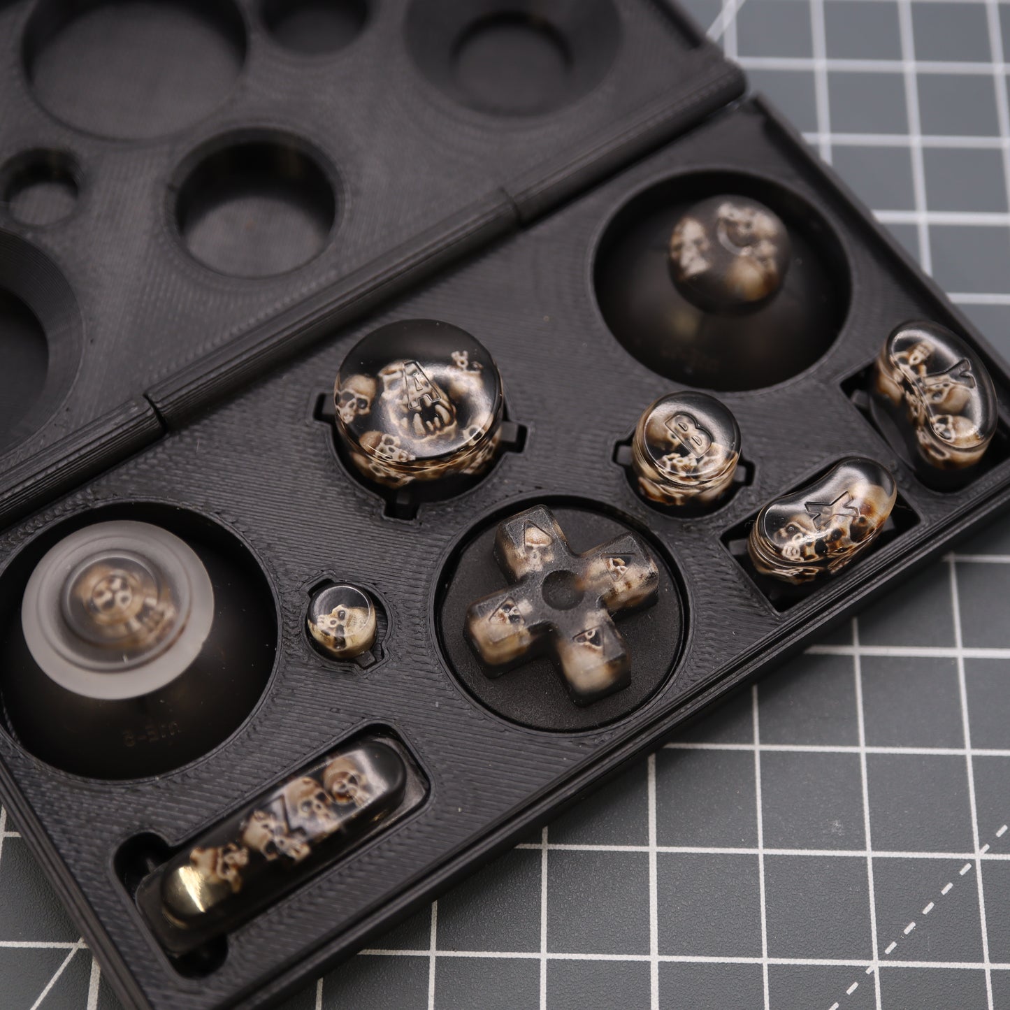 GameCube - Custom Button - Skulls