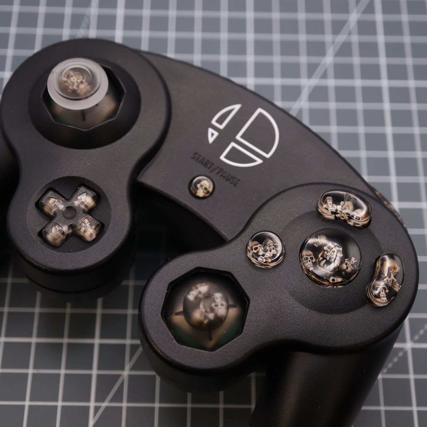 GameCube - Custom Button - Skulls