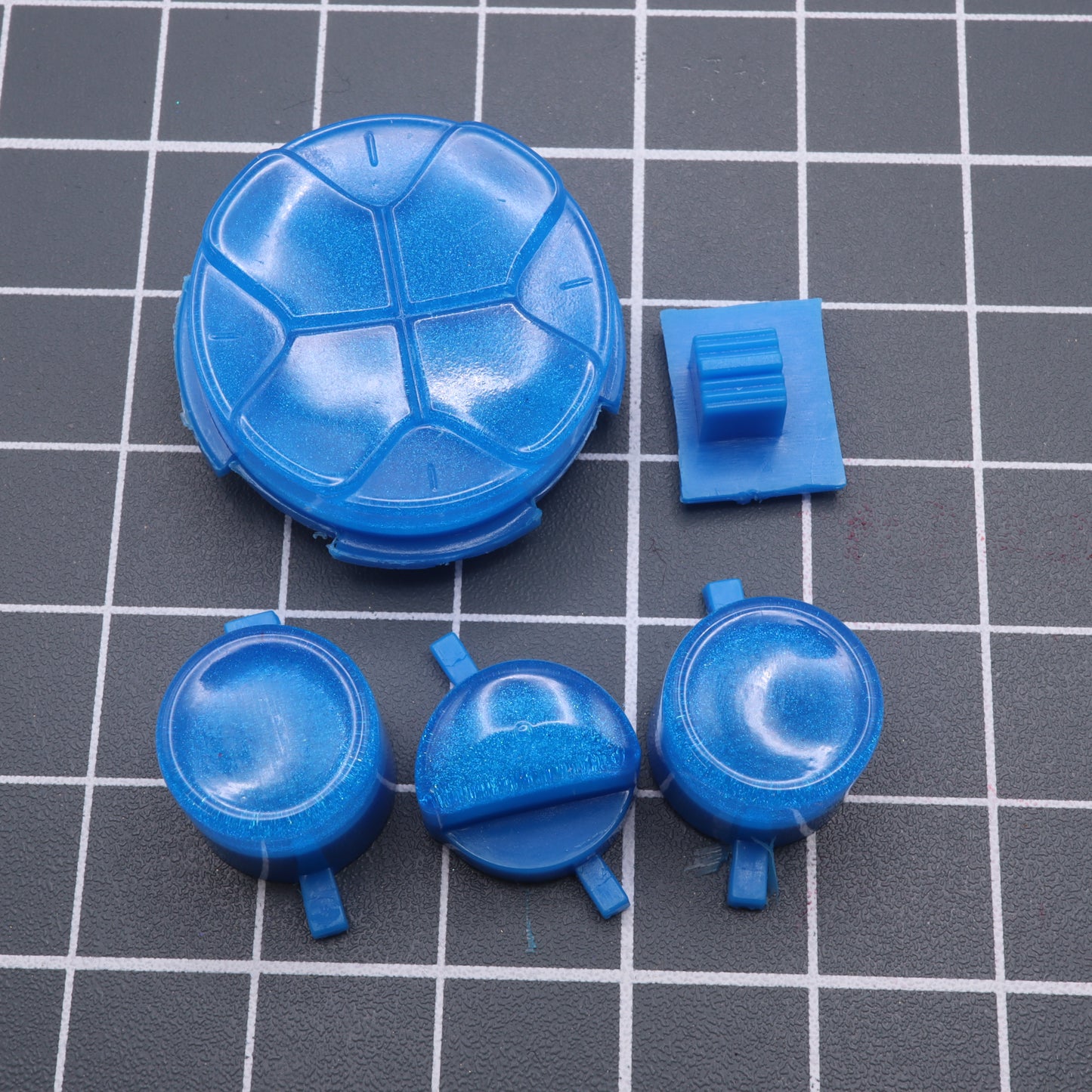 Sega Game Gear - Custom Button - Blueberry Candy