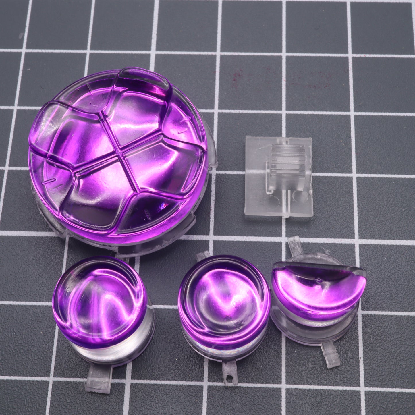 Sega Game Gear - Custom Button - Chrome Purple