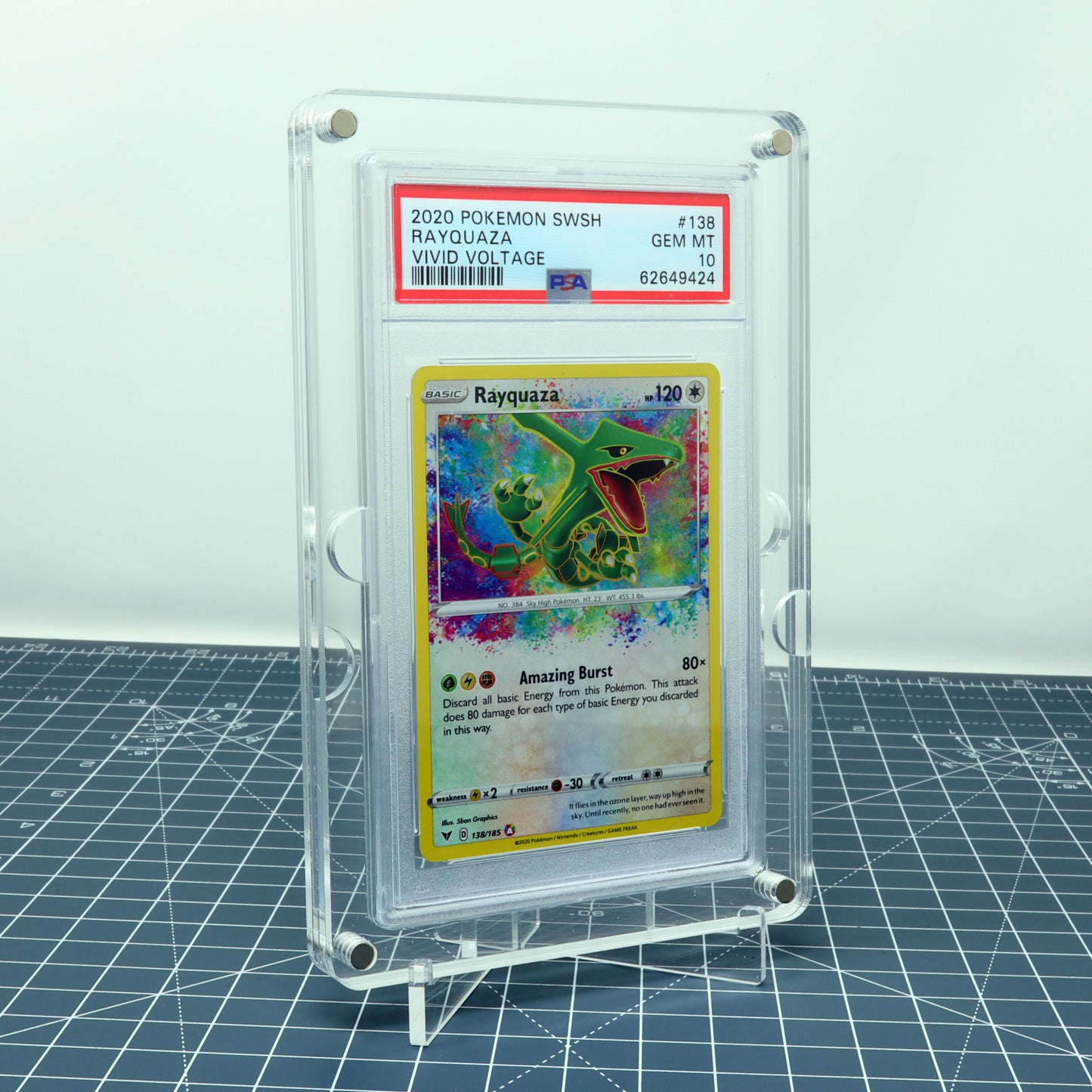 Single TCG Premium Graded Card Magnetic Display Case
