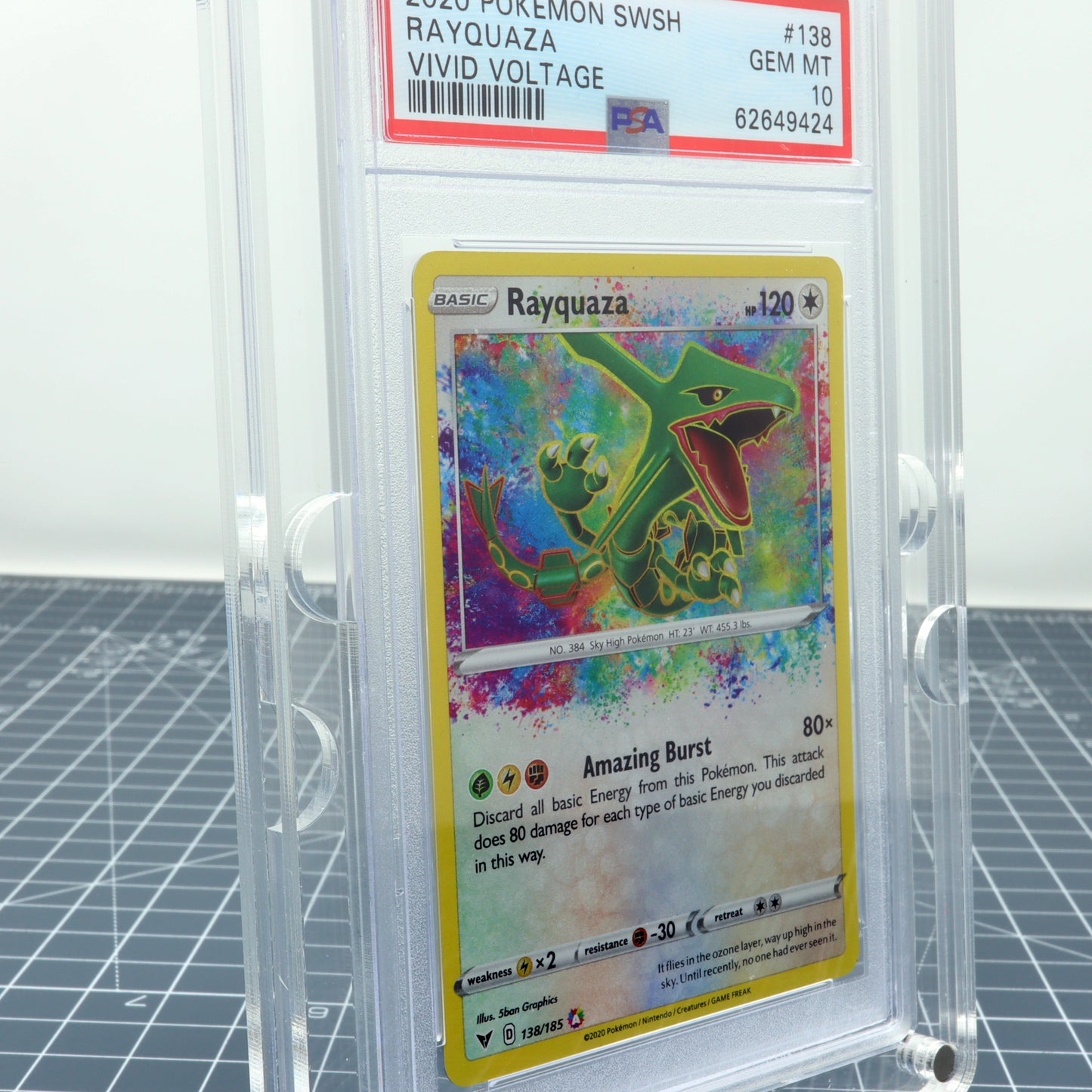 Single TCG Premium Graded Card Magnetic Display Case