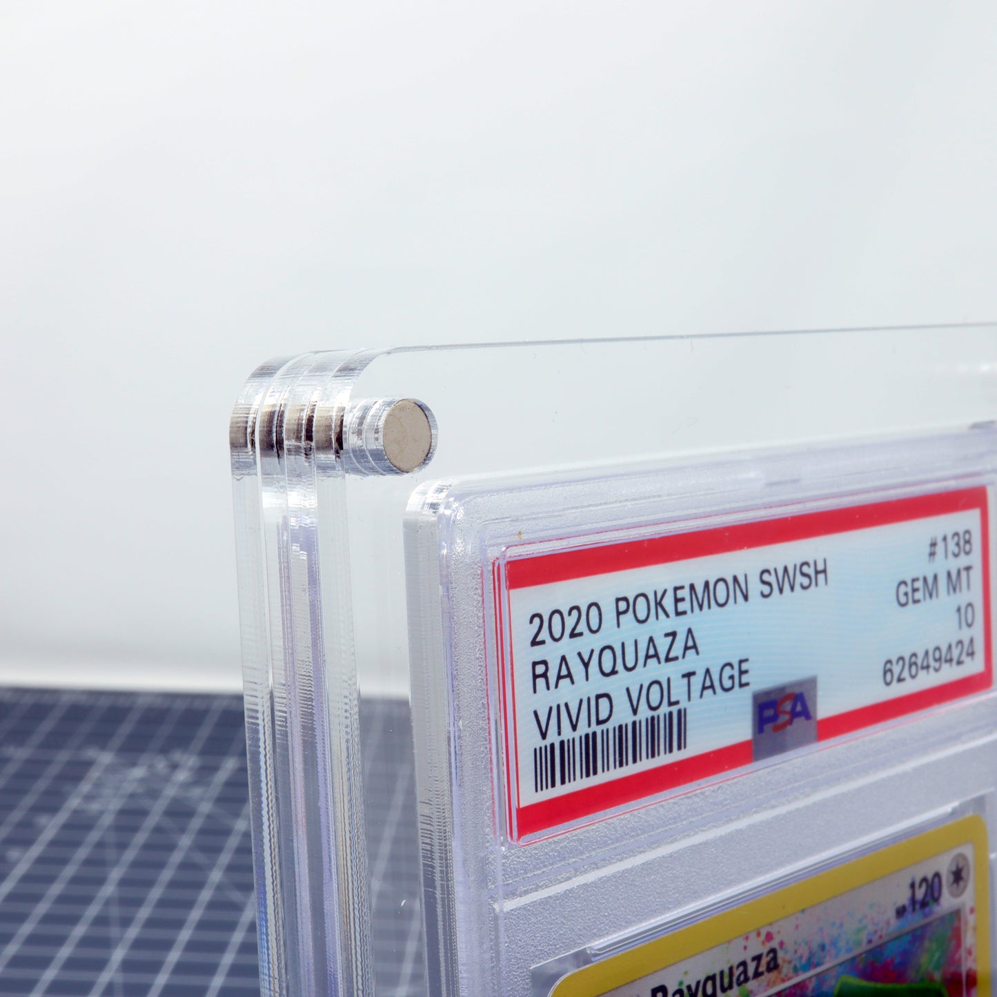 Single TCG Premium Graded Card Magnetic Display Case