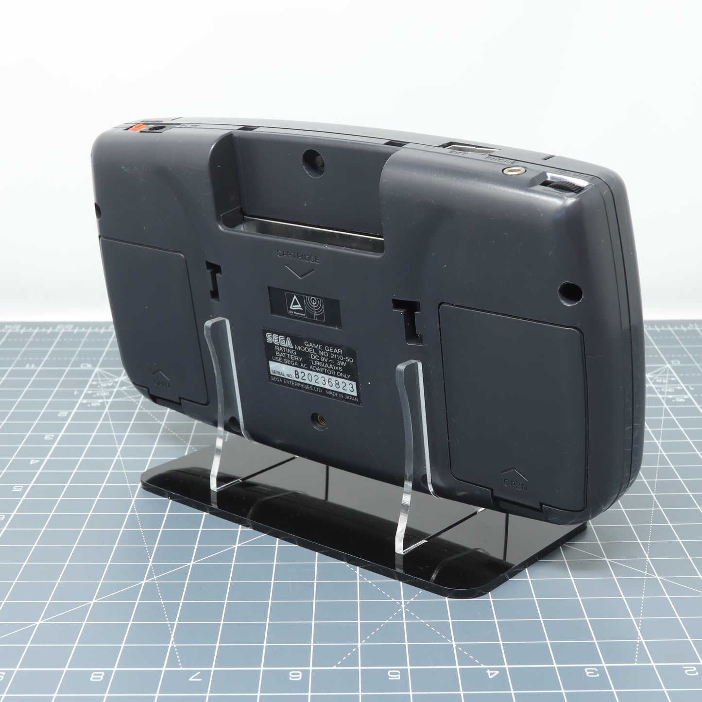 Sega Game Gear Acrylic Console Stand Black