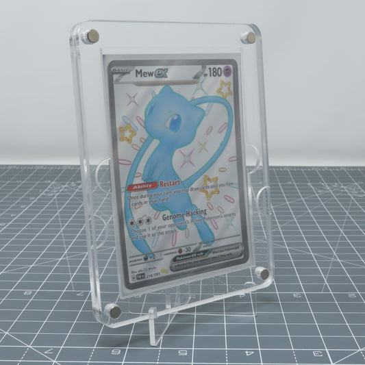 Single TCG Premium Sleeved Card Magnetic Display Case