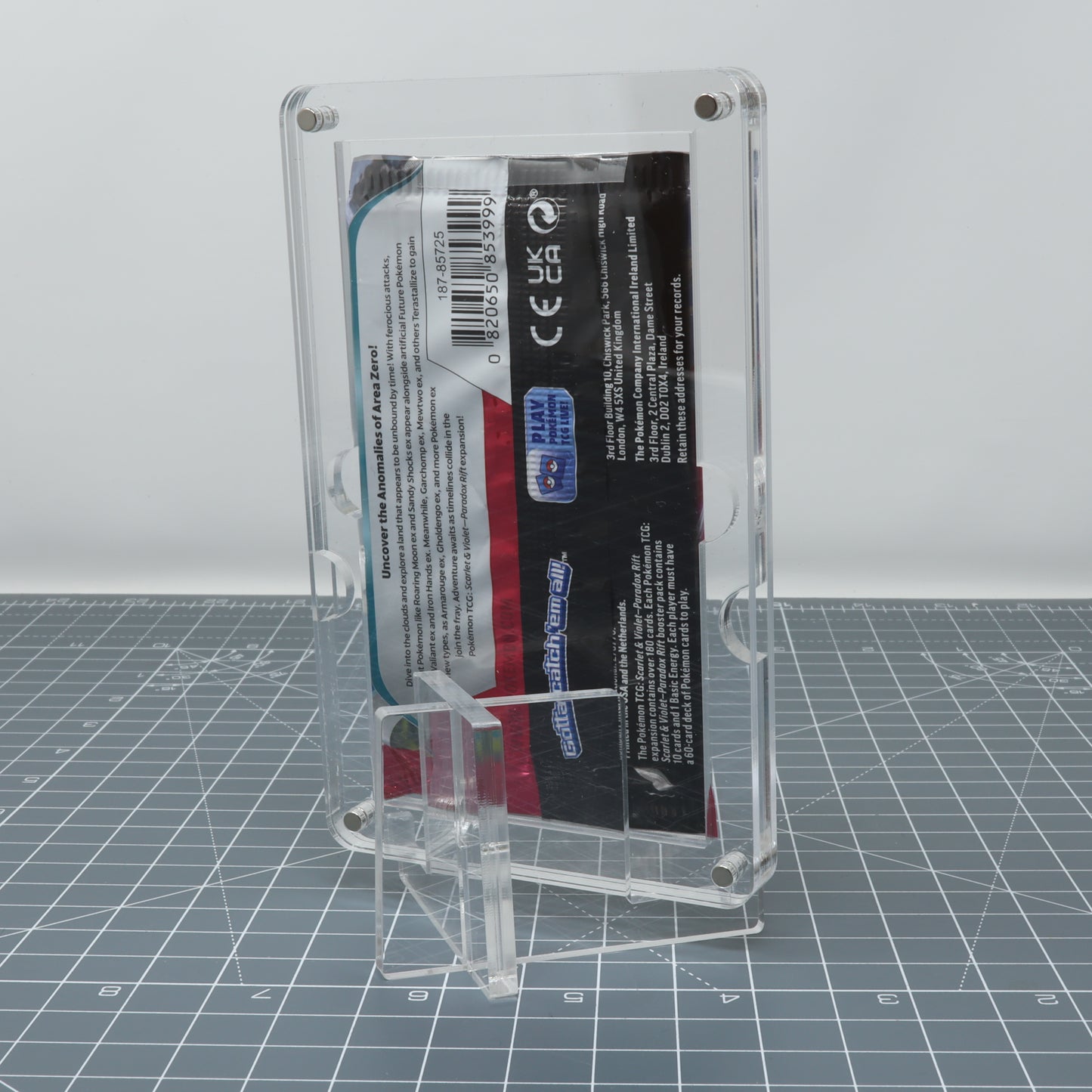 Single TCG Premium Booster Pack Magnetic Display Case
