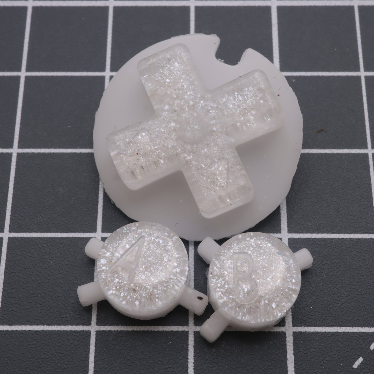 Game Boy Color - Custom Button - Pearl White