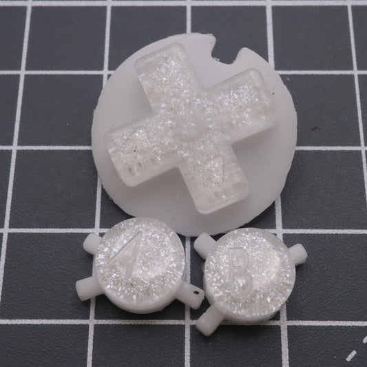 Game Boy Color - Custom Button - Pearl White