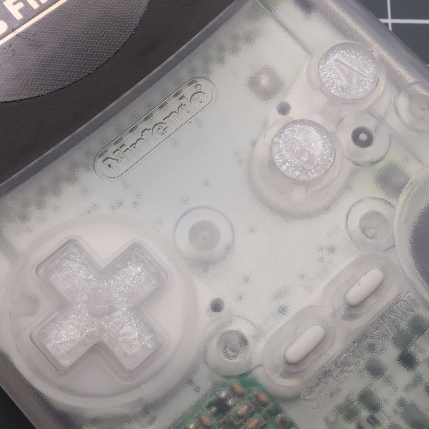 Game Boy Color - Custom Button - Pearl White