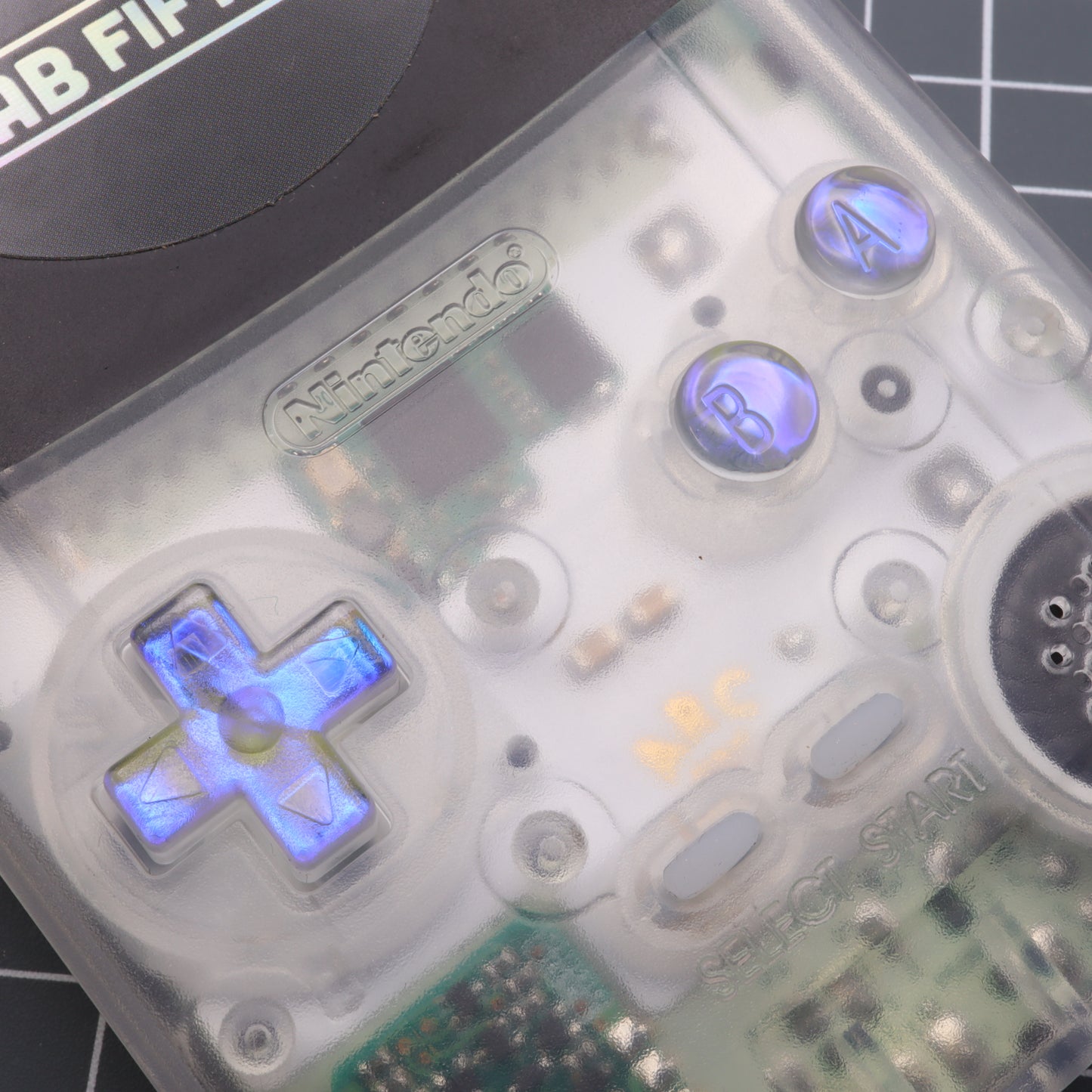 Game Boy Color - Custom Button - Midnight Opal