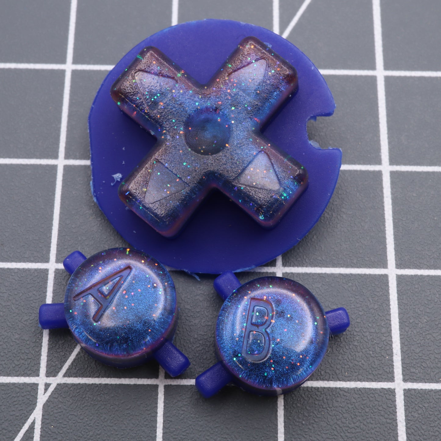 Game Boy Color - Custom Button - Cosmic Blue