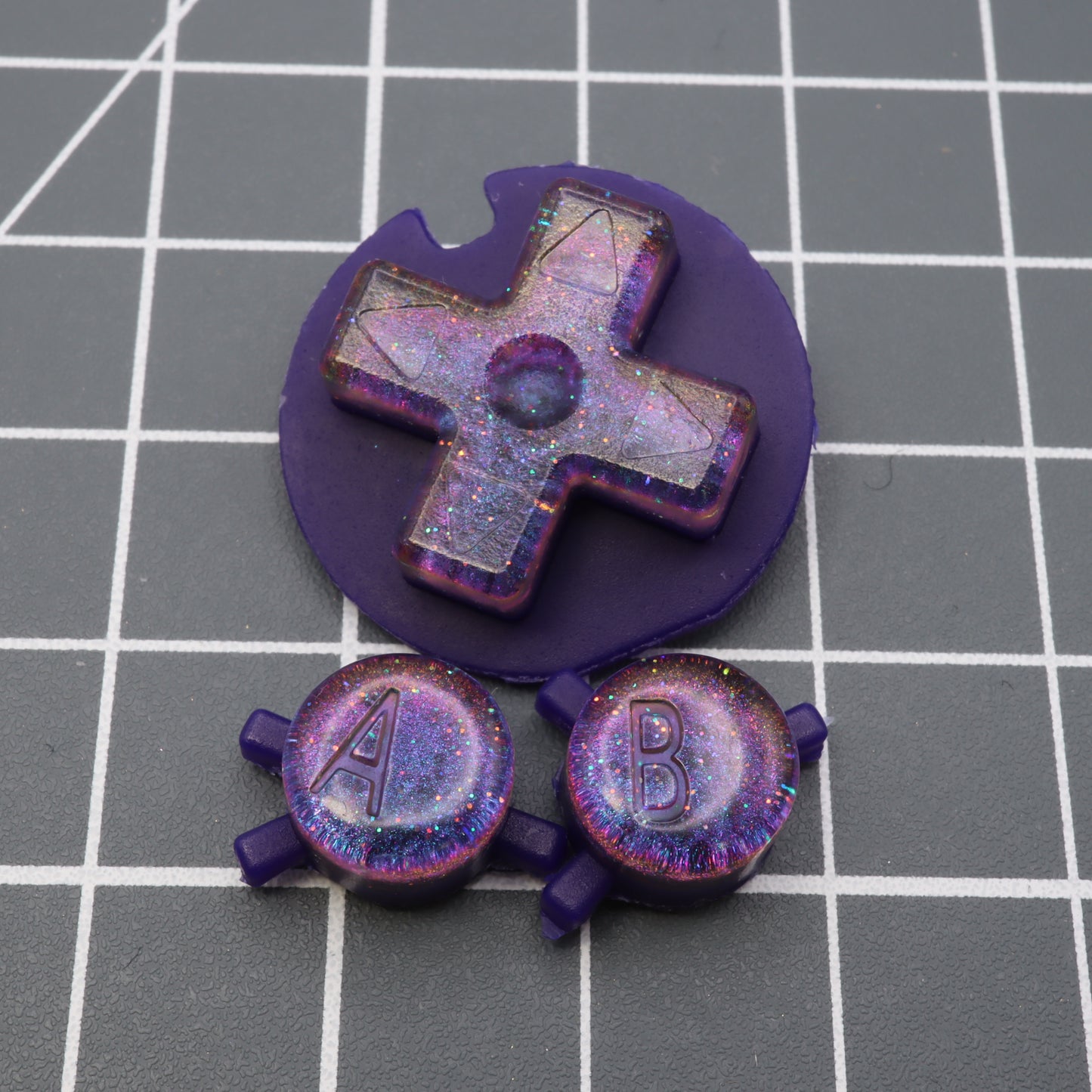 Game Boy Color - Custom Button - Cosmic Purple