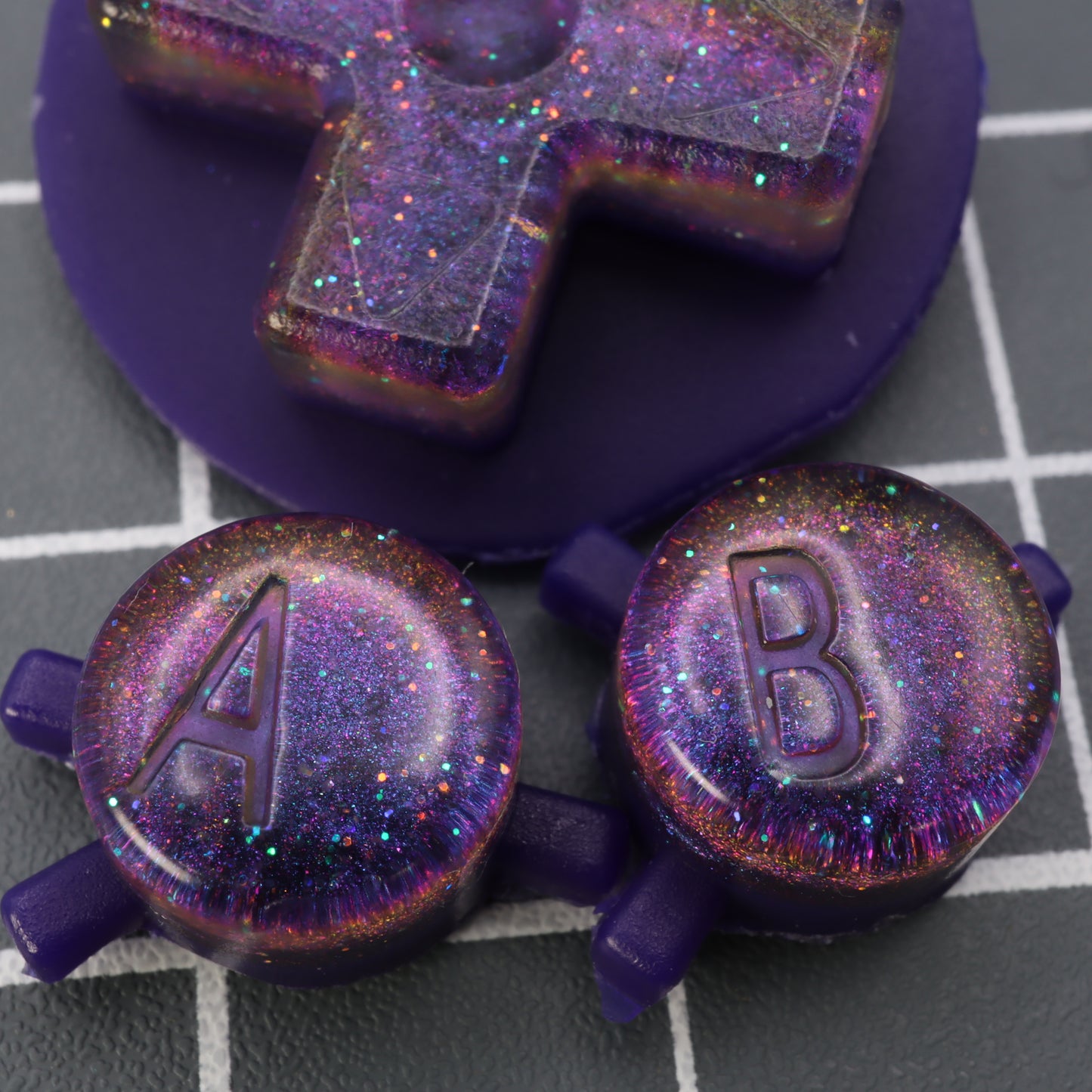 Game Boy Color - Custom Button - Cosmic Purple