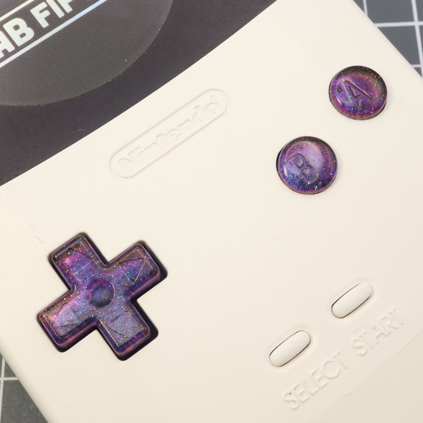 Game Boy Color - Custom Button - Cosmic Purple