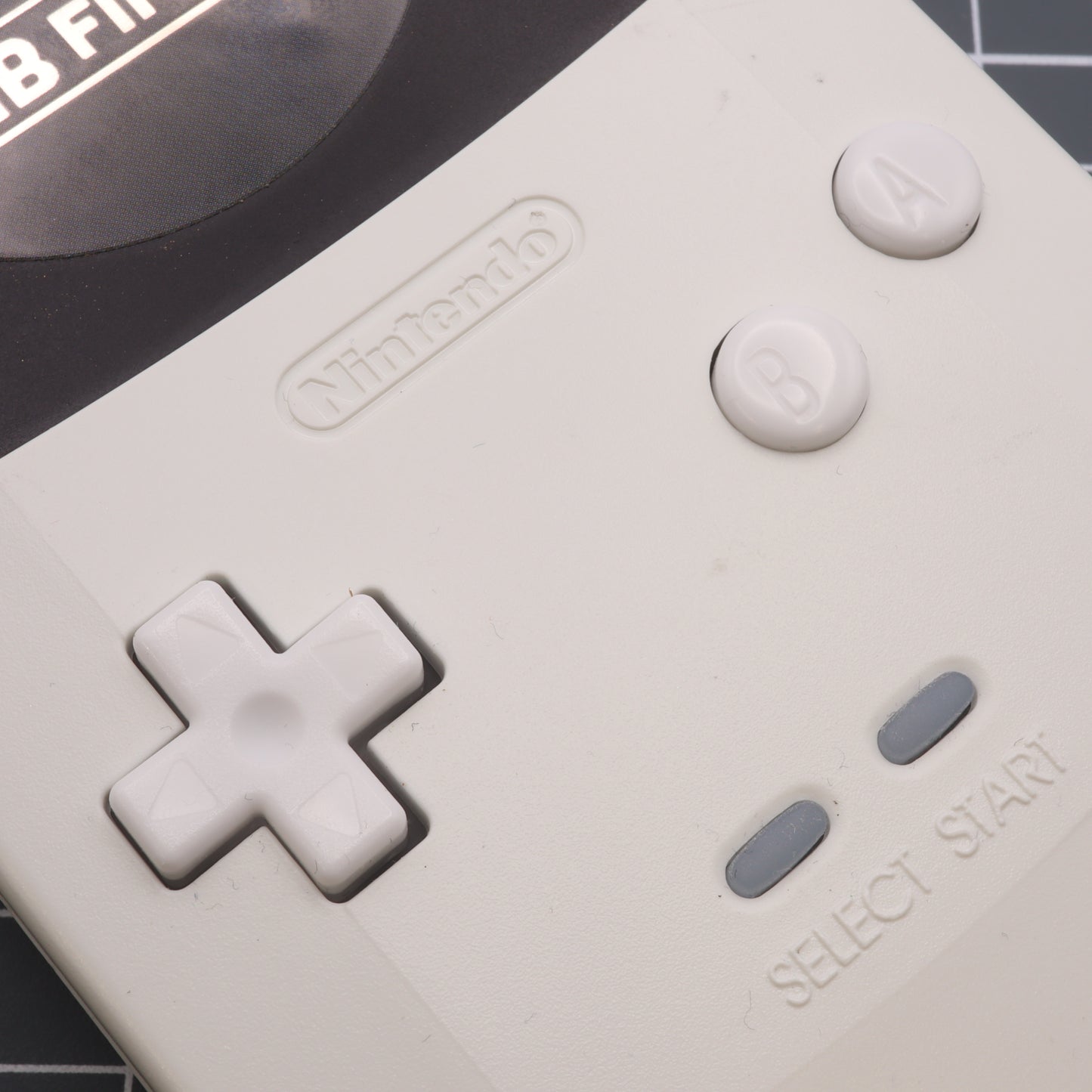 Game Boy Color - Custom Button - White Pudding Cap