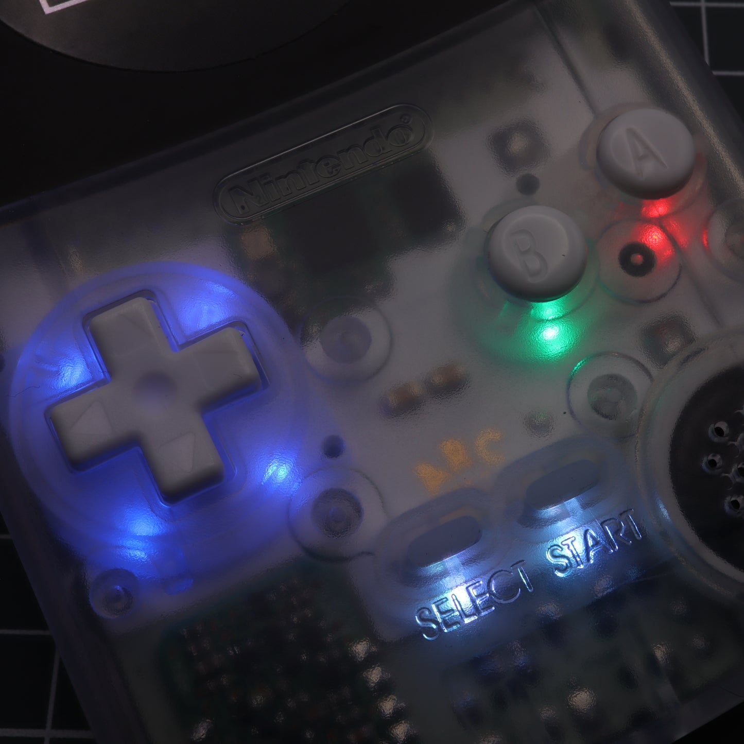 Game Boy Color - Custom Button - White Pudding Cap