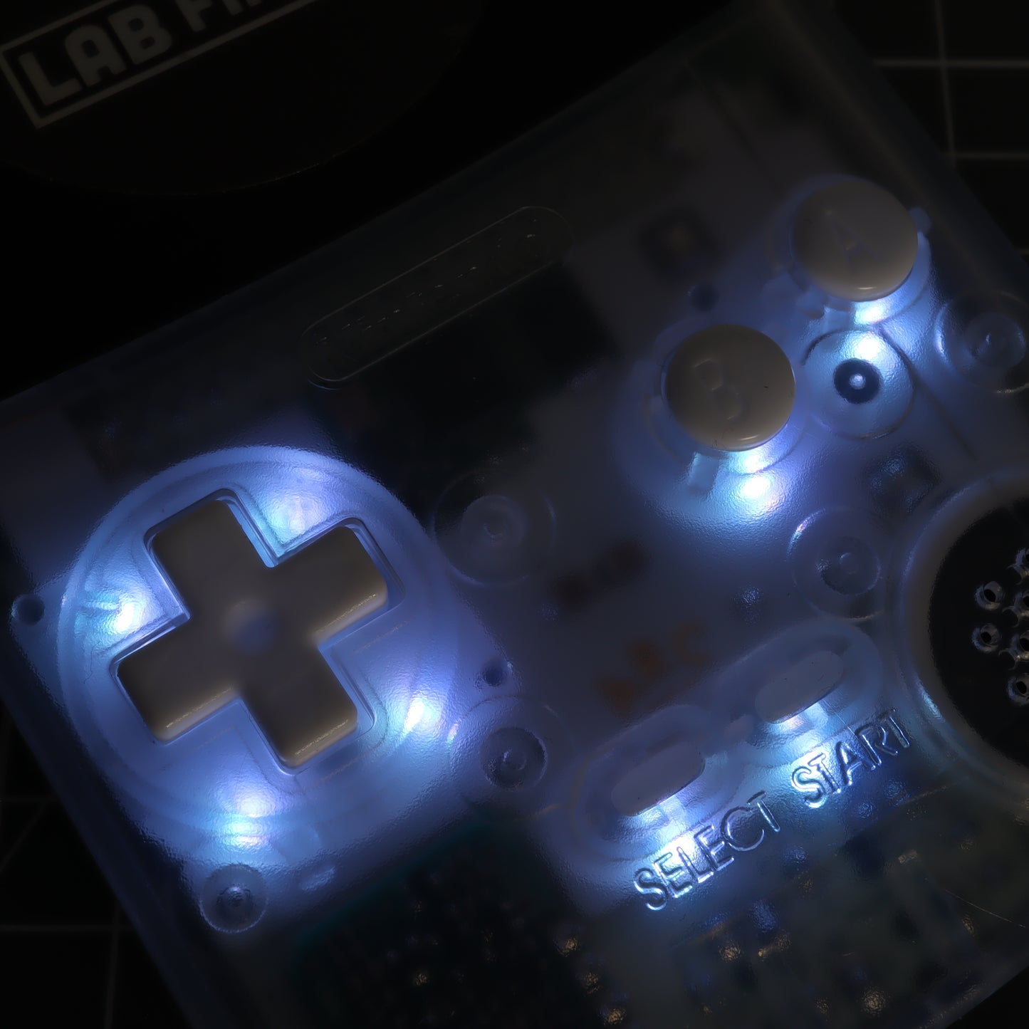 Game Boy Color - Custom Button - White Pudding Cap