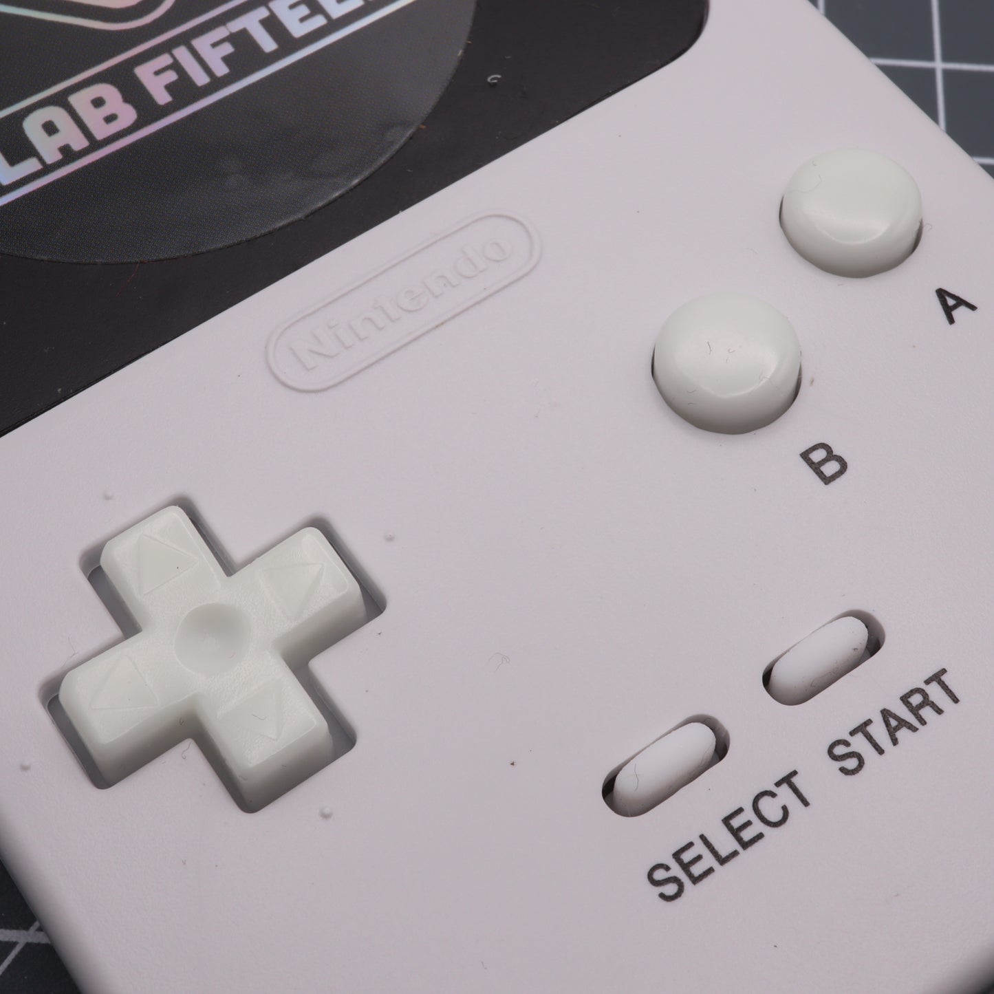 Game Boy Pocket - Custom Button - GITD Green