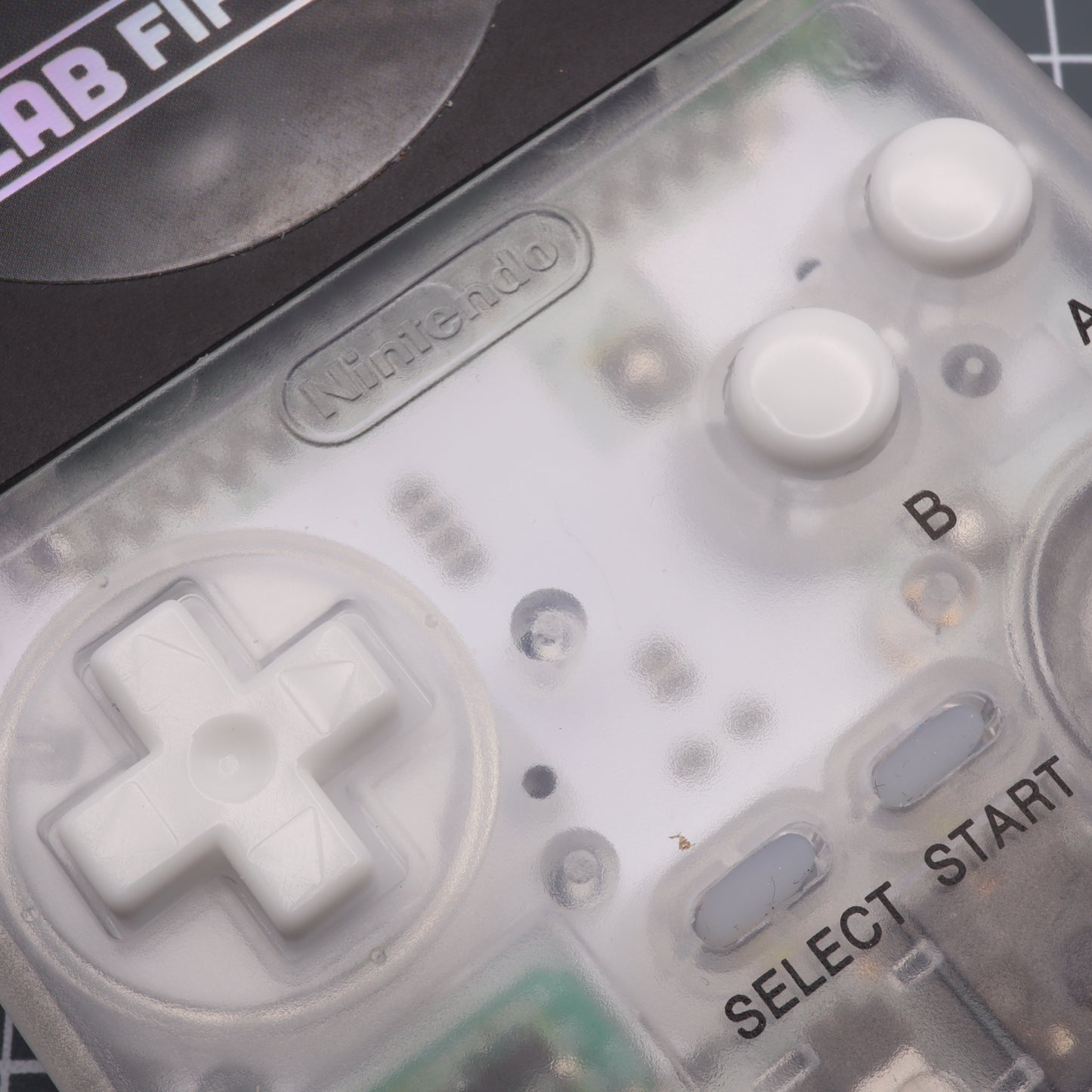 Game Boy Pocket - Custom Button - GITD Aqua