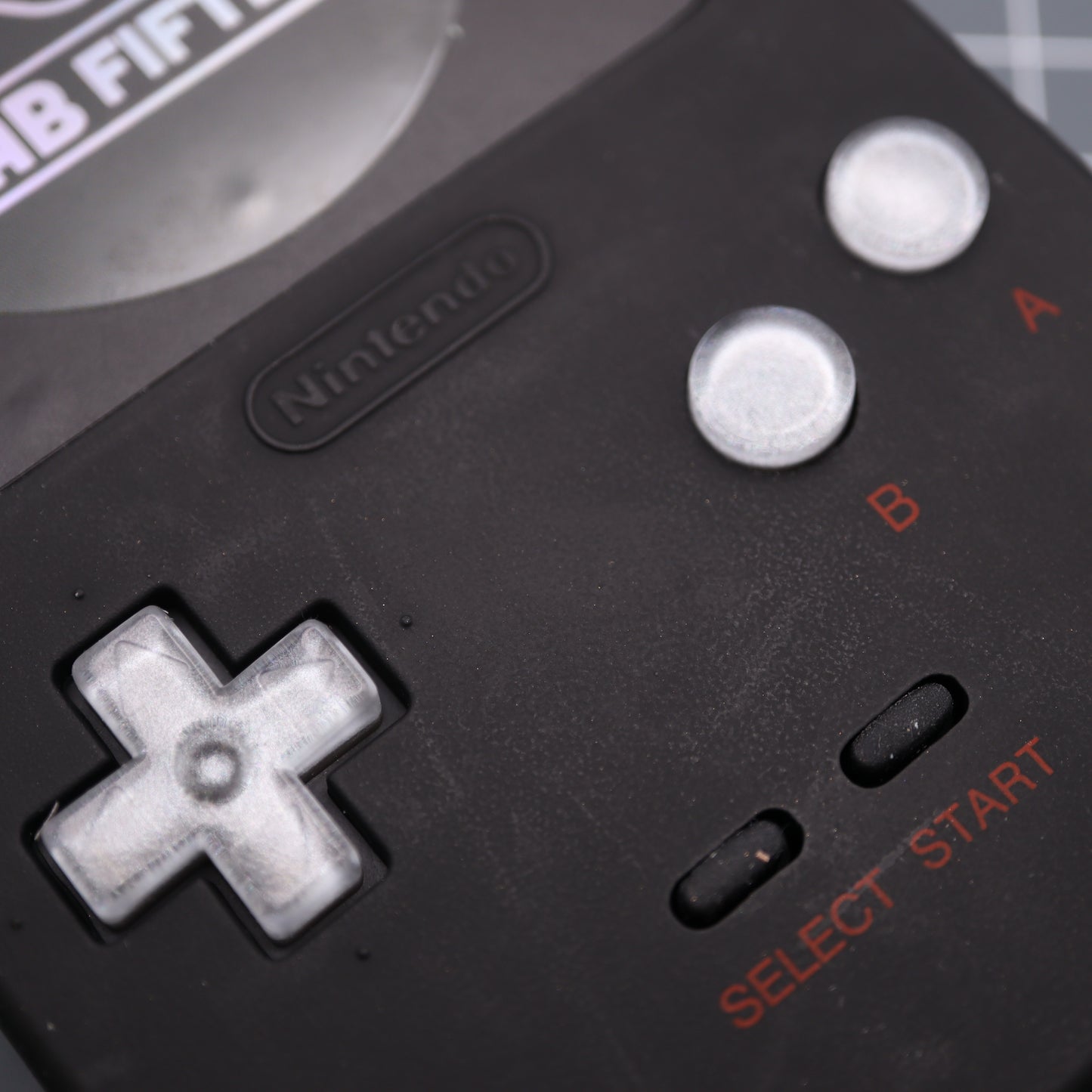 Game Boy Pocket - Custom Button - Metallic Silver
