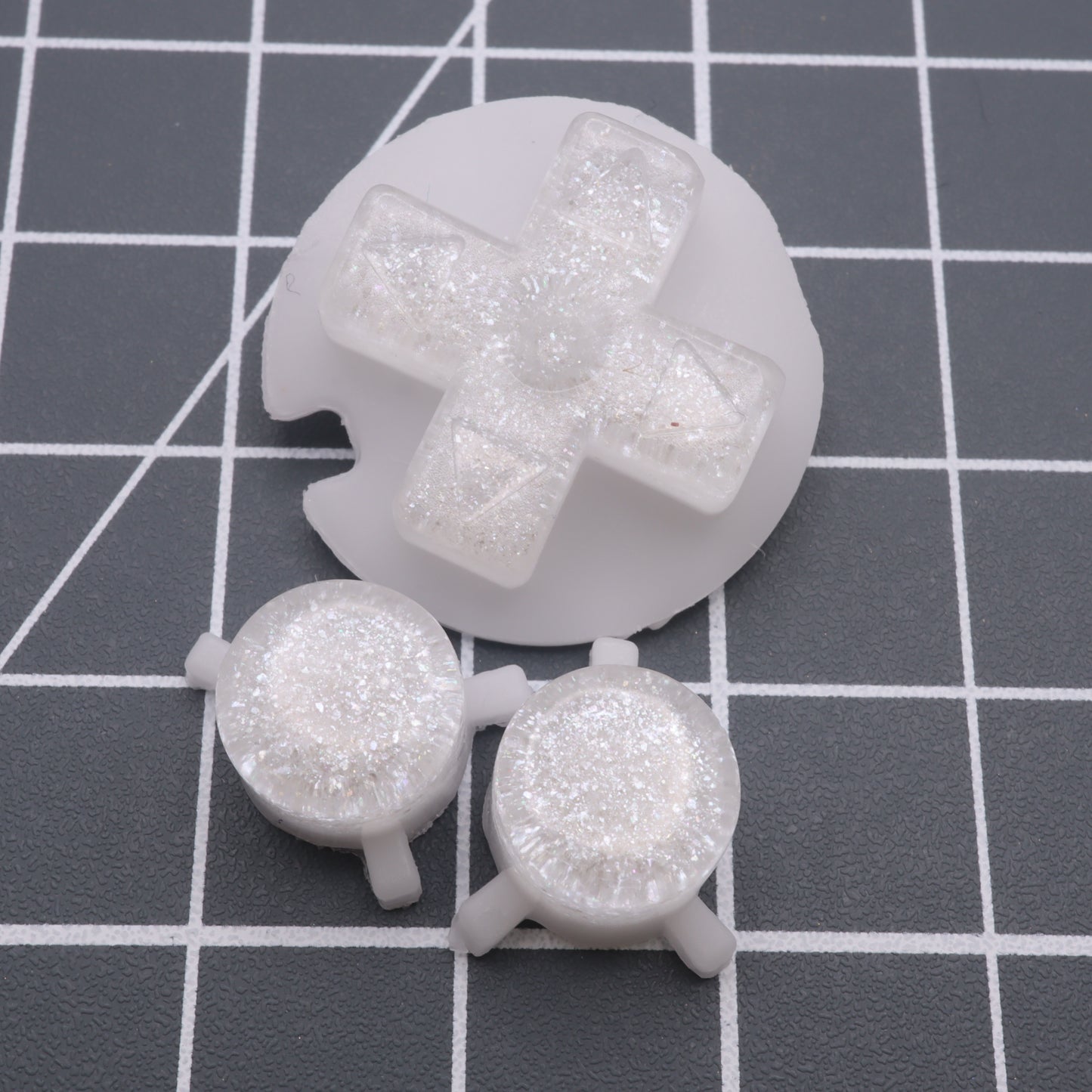 Game Boy Pocket - Custom Button - Pearl White