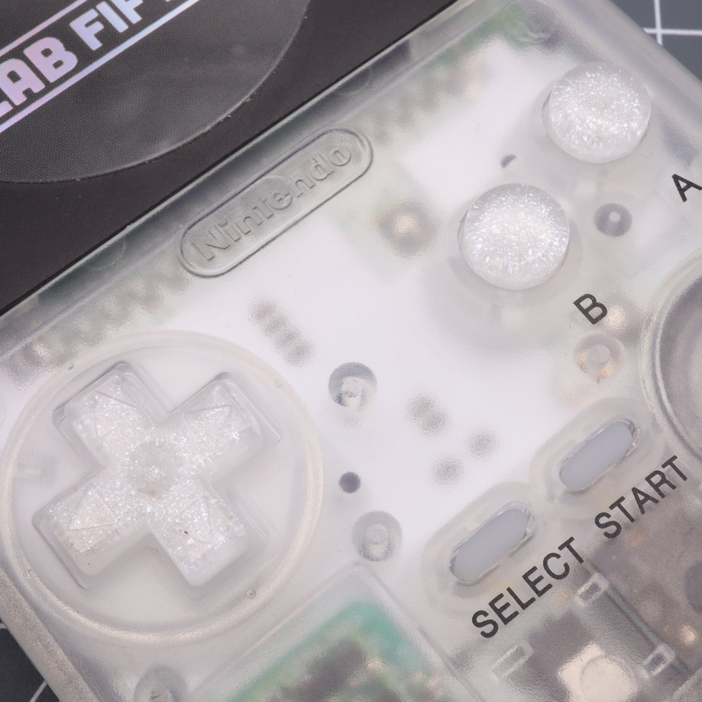 Game Boy Pocket - Custom Button - Pearl White