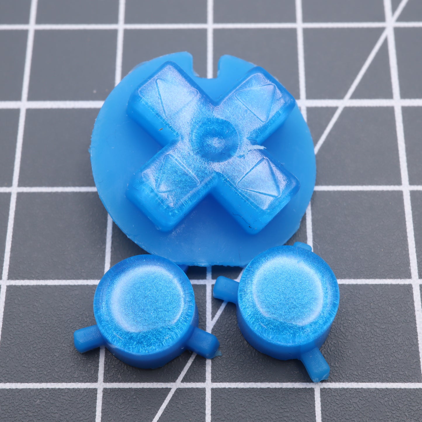 Game Boy Pocket - Custom Button - Blueberry Candy