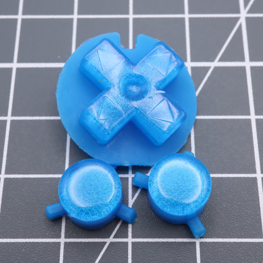 Game Boy Pocket - Custom Button - Blueberry Candy